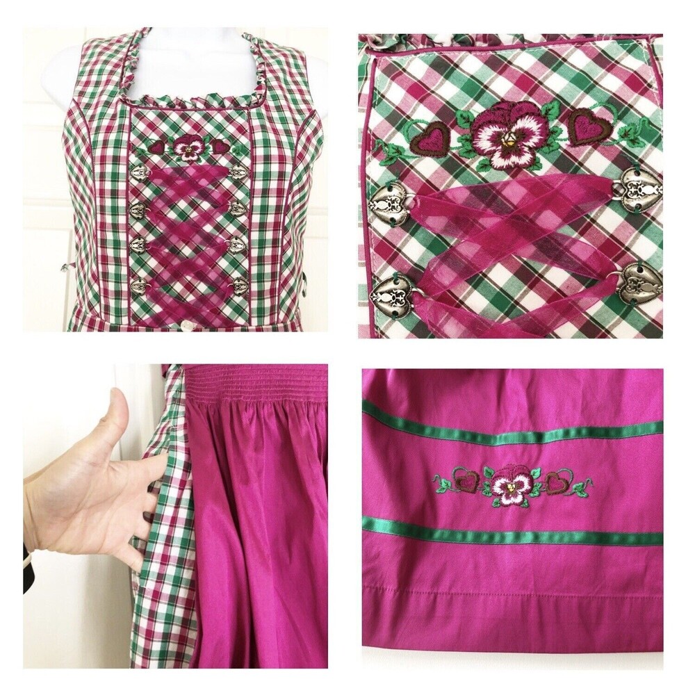 Pink and Green Women’s Dress - Picture 4 of 12